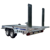 Przyczepa budowlana 3500 kg Wiola B3540, DMC (Podjazdy aluminiowe)